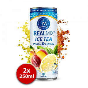 REALMIX Ice Tea Peach & Lemon<br>2x 250ml