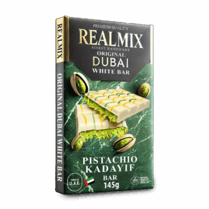REALMIX White Dubai Chocolate <br>Pistachio Kadayif Bar 145g
