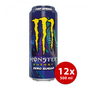 MONSTER Energy Top Speed Zero Sugar<br>12x 500ml