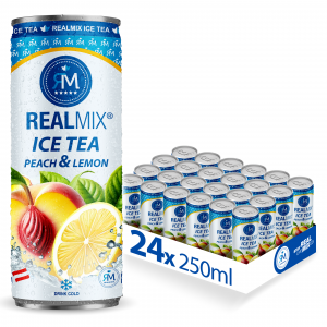 REALMIX Ice Tea Peach & Lemon<br>24x250ml